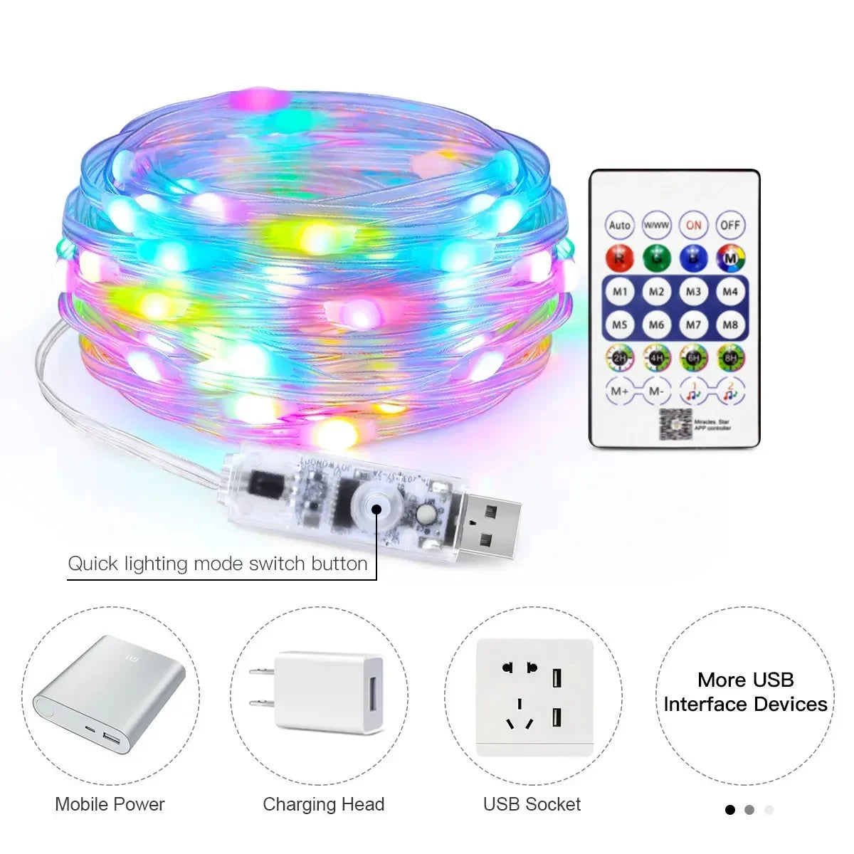 Lampki LED sterowane przez Bluetooth i aplikację!