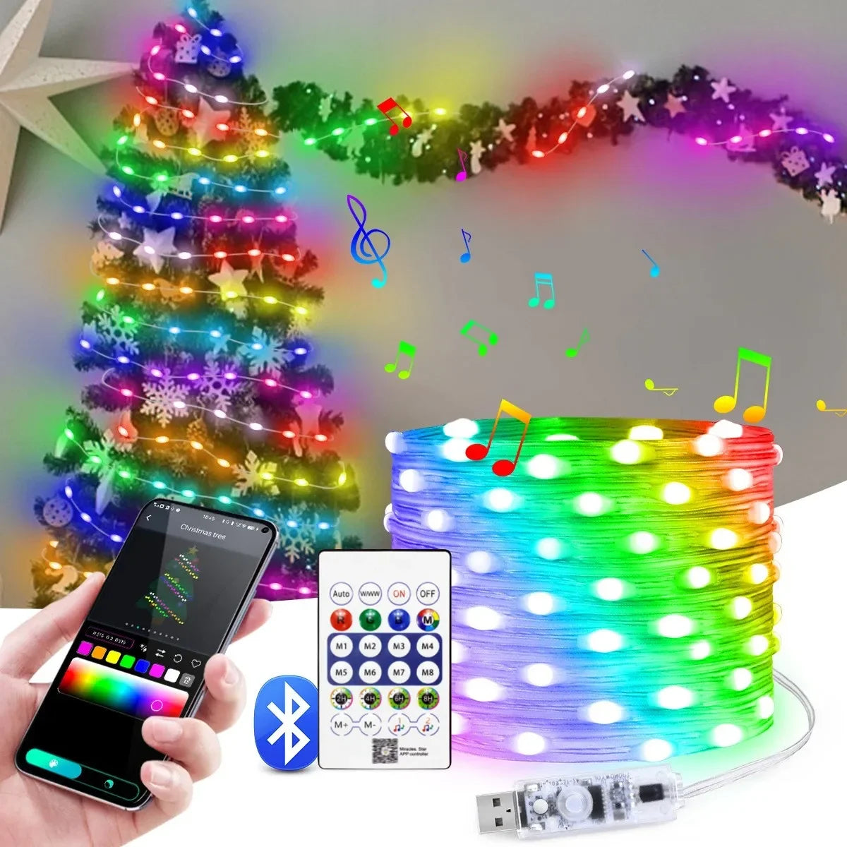 Lampki LED sterowane przez Bluetooth i aplikację!