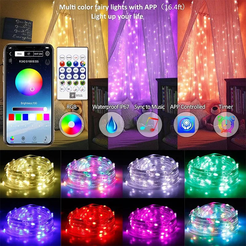 Lampki LED sterowane przez Bluetooth i aplikację!